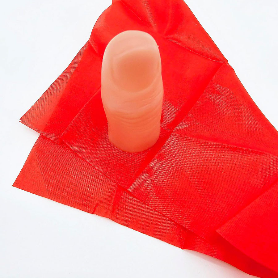 Thumb Tip Magic Trick Set - ผ้าพันคอ-Vanish Magic Thumb TIP ชุด Close-Up