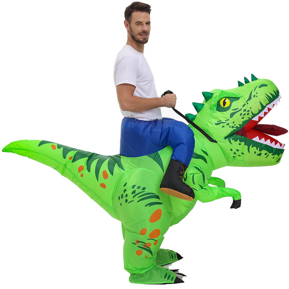 ชุดไดโนเสาร์เป่าลมสำหรับเด็ก/ผ - Inflatable Dinosaur Costume Adult บทวิจารณ์และราคา