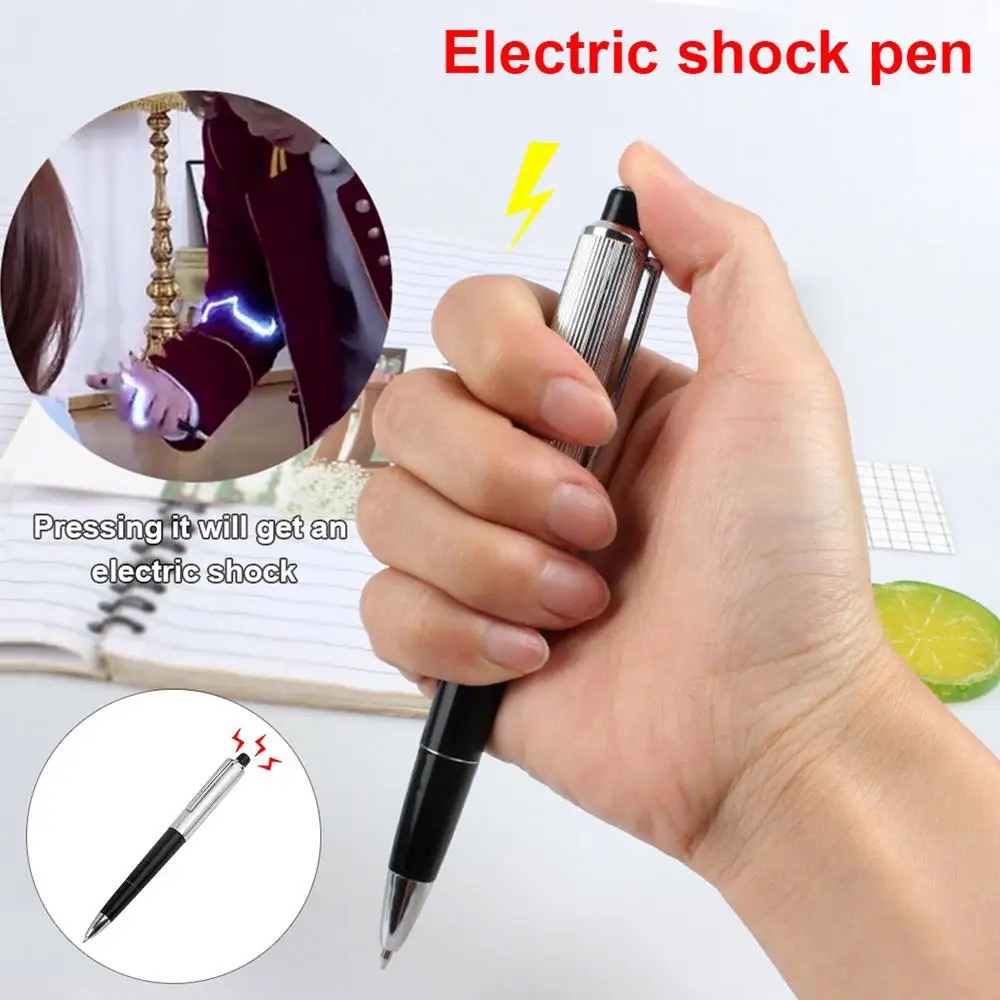 ปากกาช็อตไฟฟ้าของเล่นสร้างสรรค - Shock Pen Prank Toy บทวิจารณ์และราคา