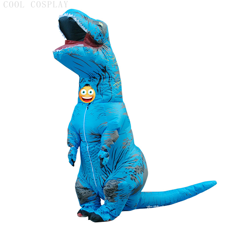 ชุดไดโนเสาร์ทีเร็กซ์เป่าลมสำหร - Inflatable Dinosaur Costume Adult บทวิจารณ์และราคา