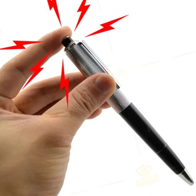 ปากกาช็อตไฟฟ้า ของเล่นตลก แกดเ - Shock Pen Prank Toy บทวิจารณ์และราคา