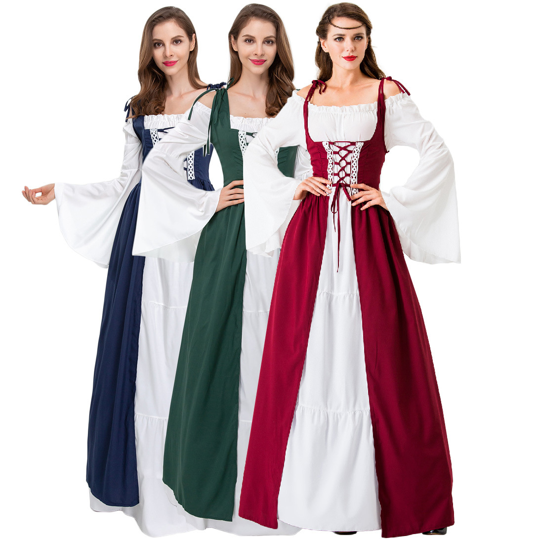 ชุดเจ้าหญิงยุคกลางสไตล์เรเนซอง - Medieval Renaissance Dress Women บทวิจารณ์และราคา