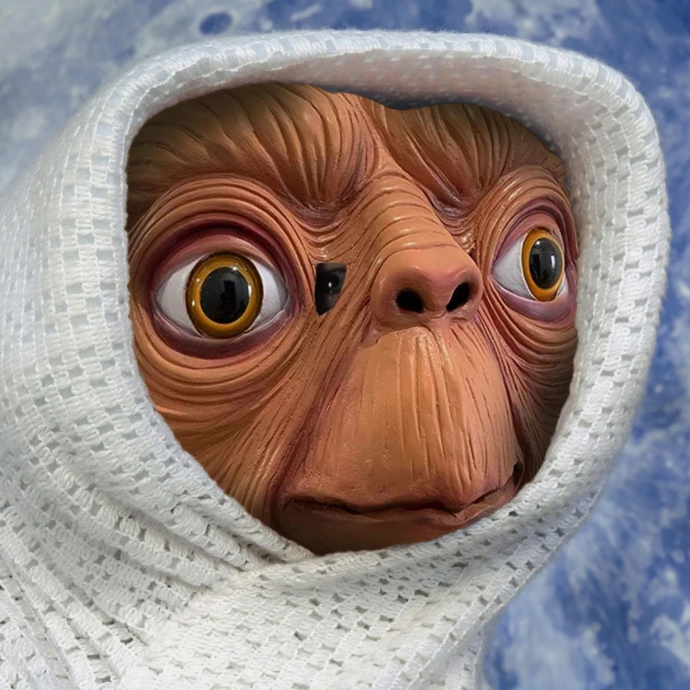 สมจริง ET Alien Latex หน้ากากฮ - Latex Alien Mask Realistic บทวิจารณ์และราคา