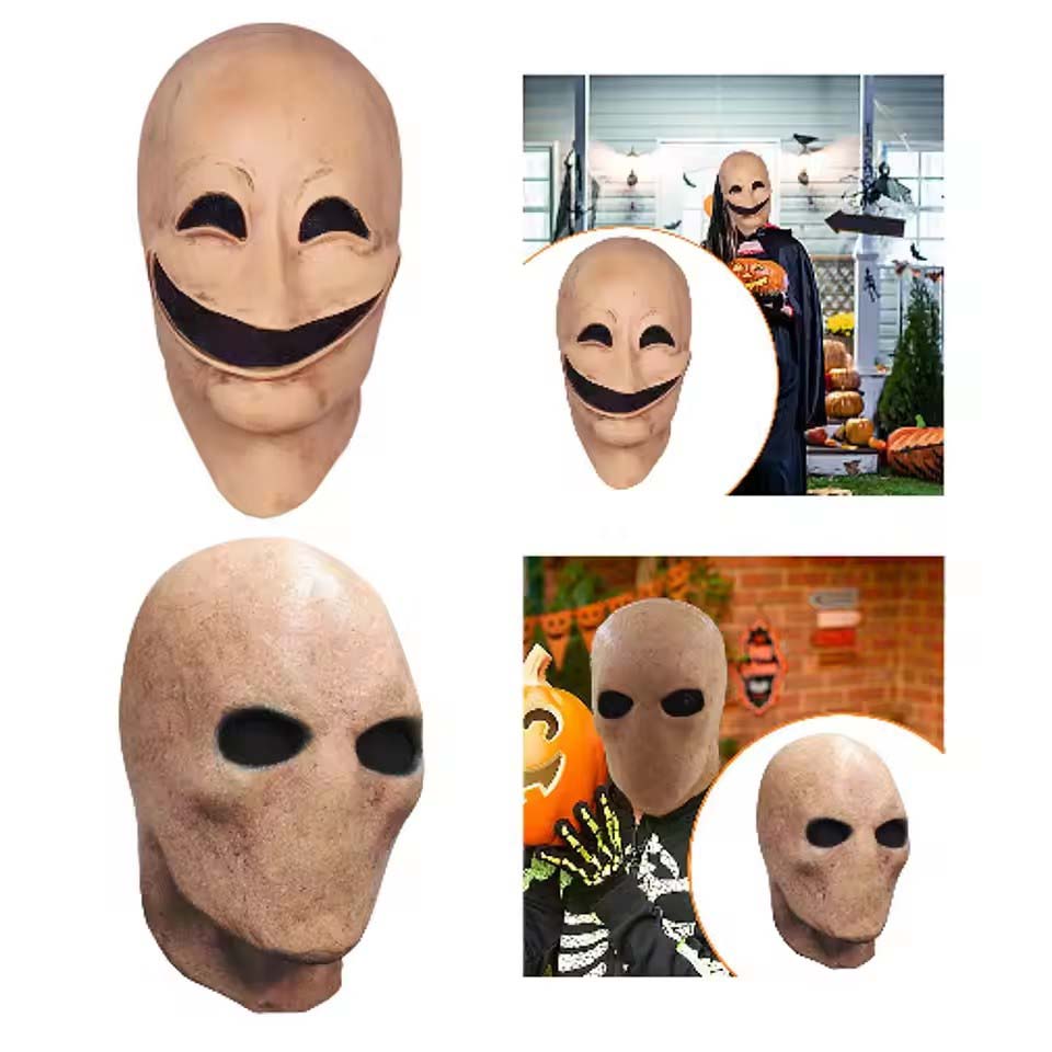 หน้ากากสเลนเดอร์แมนไร้หน้าและย - Latex Alien Mask Realistic บทวิจารณ์และราคา