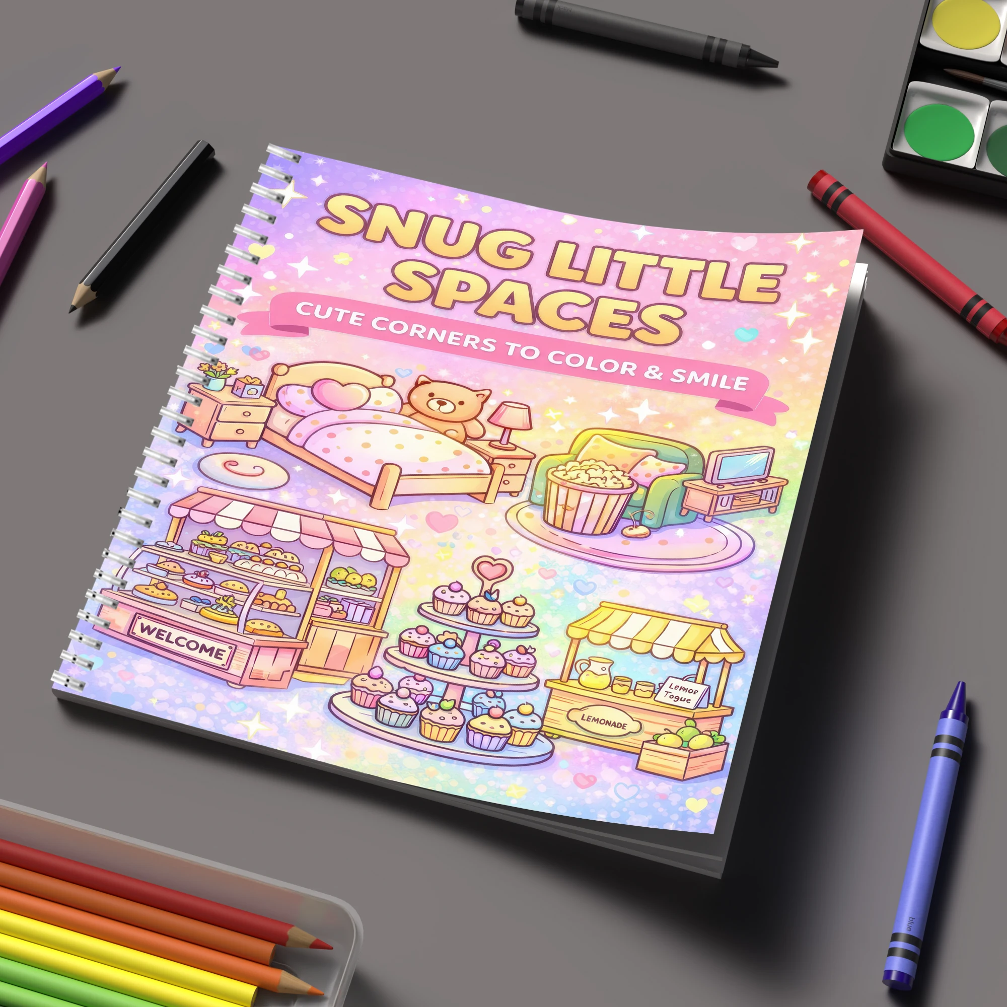 สมุดระบายสี Little Spaces สำหร - Party Supplies บทวิจารณ์และราคา