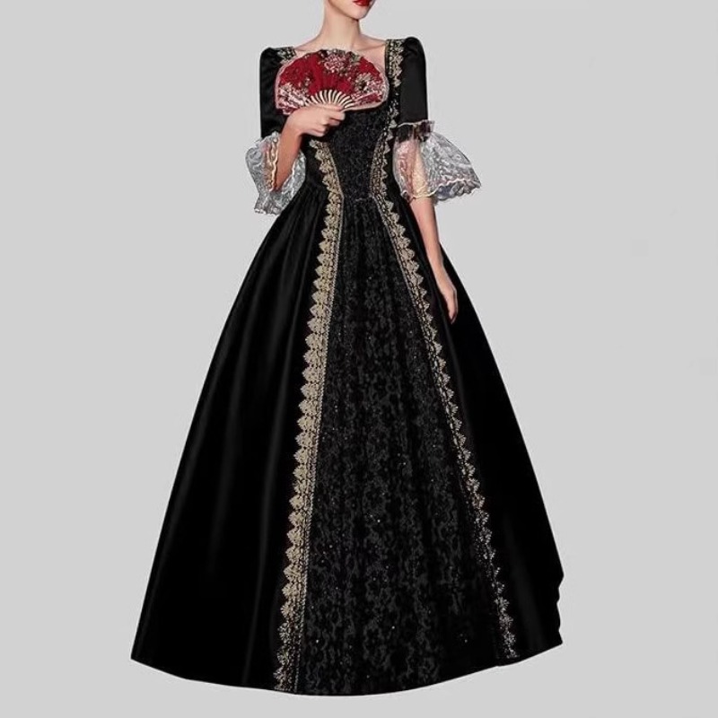 ชุดเดรสสตรี S-5XL สไตล์ยุคกลาง - Costumes บทวิจารณ์และราคา