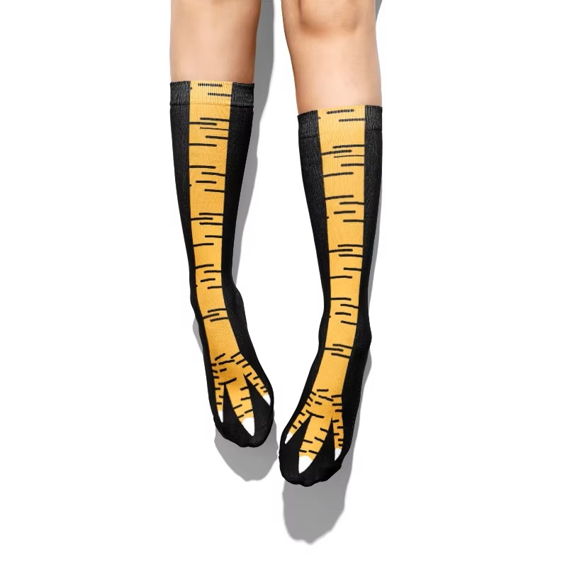 3D ตลกสร้างสรรค์ไก่เท้า Claw ถ - Funny Chicken Leg Socks บทวิจารณ์และราคา