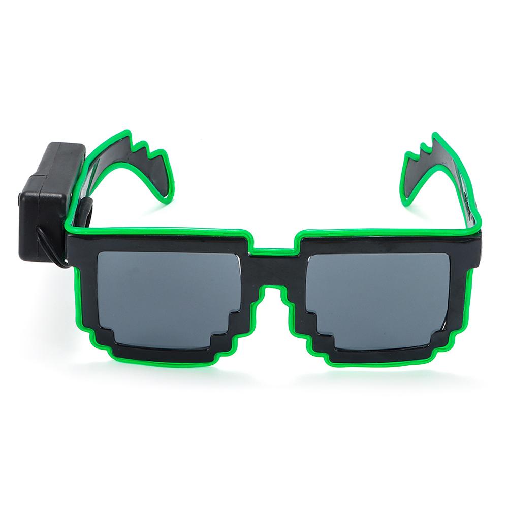 แว่นตา LED โมเสคใหม่แว่นตาไฟ L - Glow In The Dark Party Glasses บทวิจารณ์และราคา