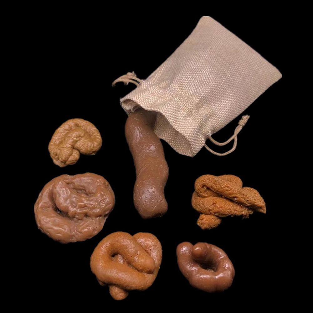 ของเล่นตลก 6 ชิ้น ของเล่นบีบแก - Fake Poop Gag Gift บทวิจารณ์และราคา