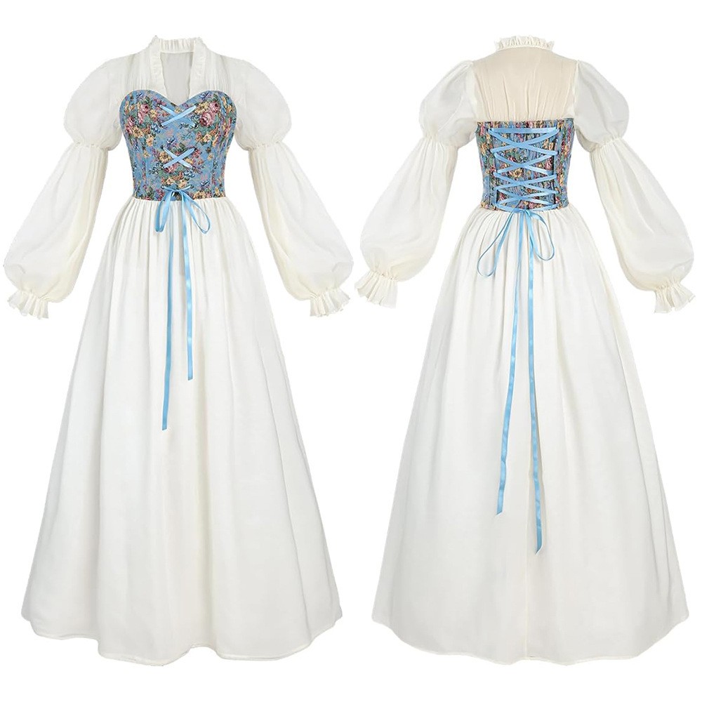 ชุดเดรสเอวสูงสไตล์เรอเนซองส์ พ - Costumes บทวิจารณ์และราคา