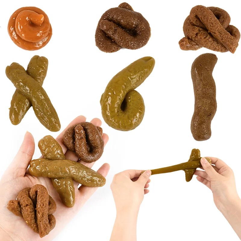 อึสมจริงปลอดภัยและพลาสติกปลอม  - Fake Poop Gag Gift บทวิจารณ์และราคา