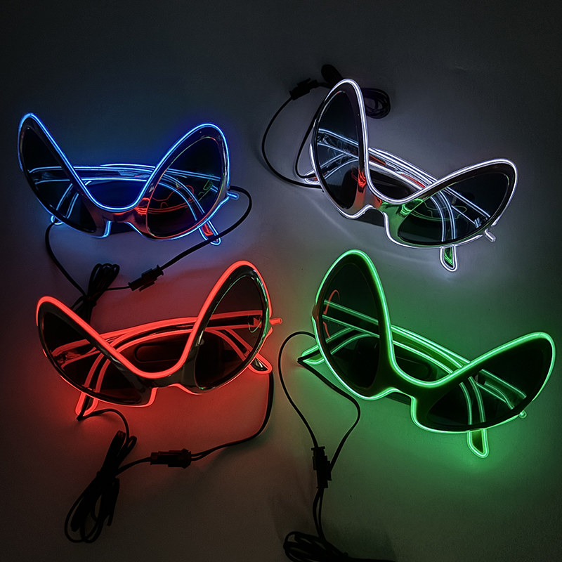 Cool Light Up LED Alien แว่นตา - Glow In The Dark Party Glasses บทวิจารณ์และราคา