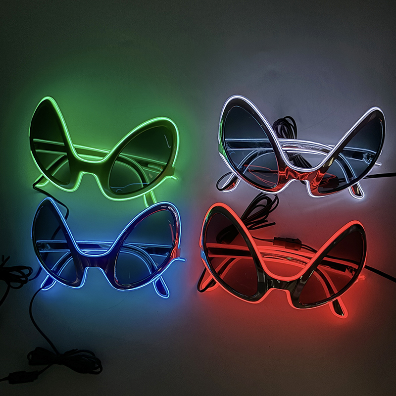 Cool Light Up LED Alien แว่นตา - Glow In The Dark Party Glasses บทวิจารณ์และราคา