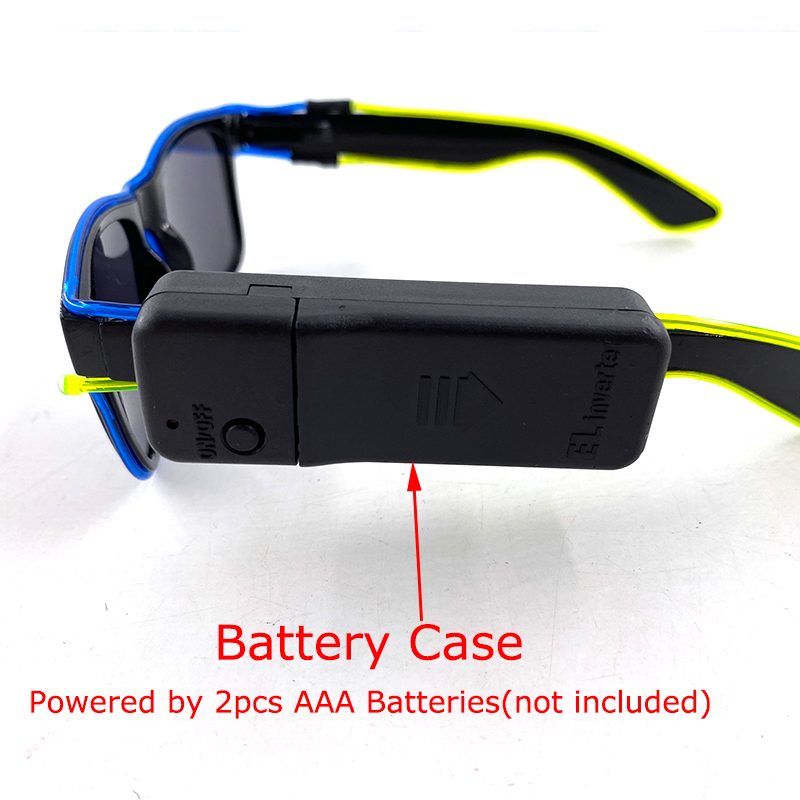 ไร้สาย Cool LED แว่นตากันแดดสํ - Glow In The Dark Party Glasses บทวิจารณ์และราคา
